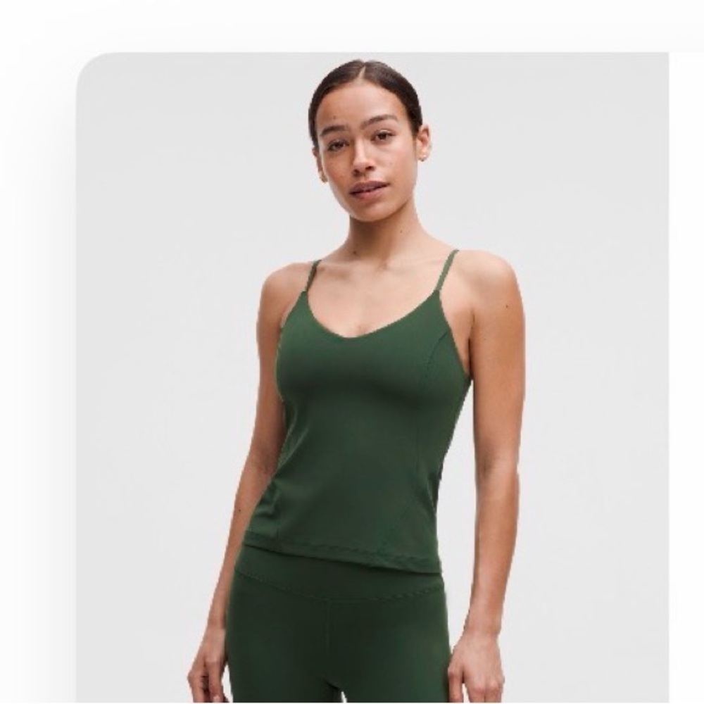 🍋🍋 Lululemon. Legacy Green Waist line cami Tank Top. Size C/D.